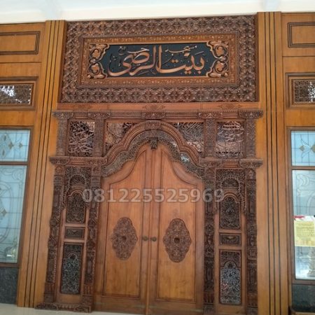 Pintu Masjid Ukir Gebyok Mewah Jepara