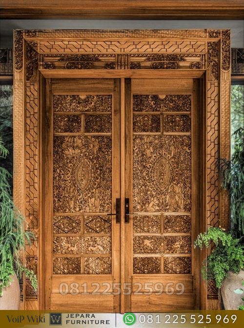 pintu minimalis kayu