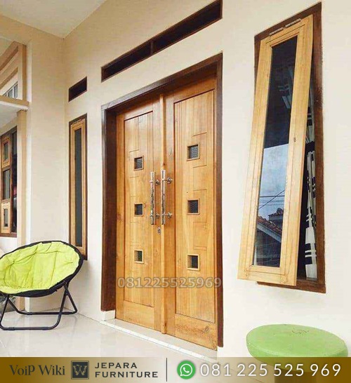pintu minimalis kayu