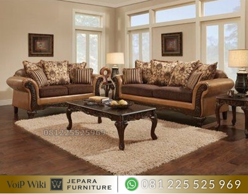 Sofa Kursi Tamu Mewah Klasik Eropa