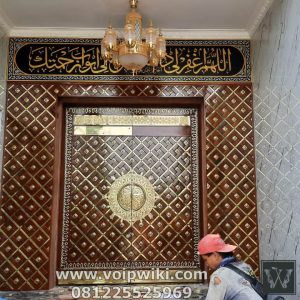 kusen pintu masjid nabawi arcitraf ukir jepara