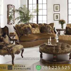 Sofa Kursi Tamu Mewah Klasik Eropa Produk Furniture Jepara