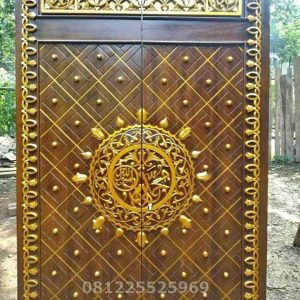 Pintu Masjid Nabawi Ukiran Asli Jepara